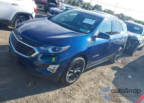 2020 Chevrolet Equinox Awd Lt 1.5L Turbo из США, поврежденный, VIN 3GNAXUEVXLL334398